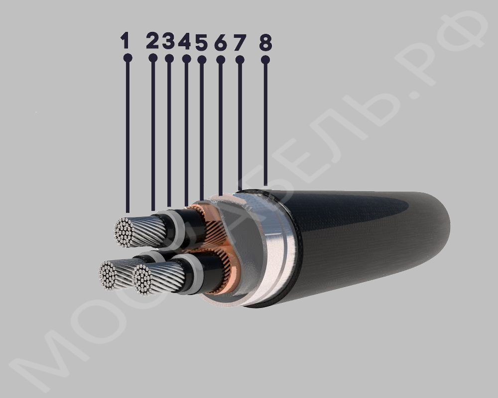 конструкция кабеля АПвБВнг